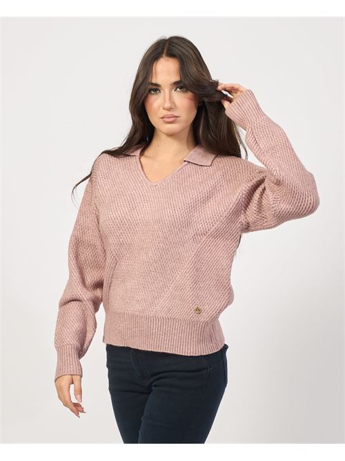 Yes Zee Women's V-Neck Sweater YES ZEE | M044-IM000441